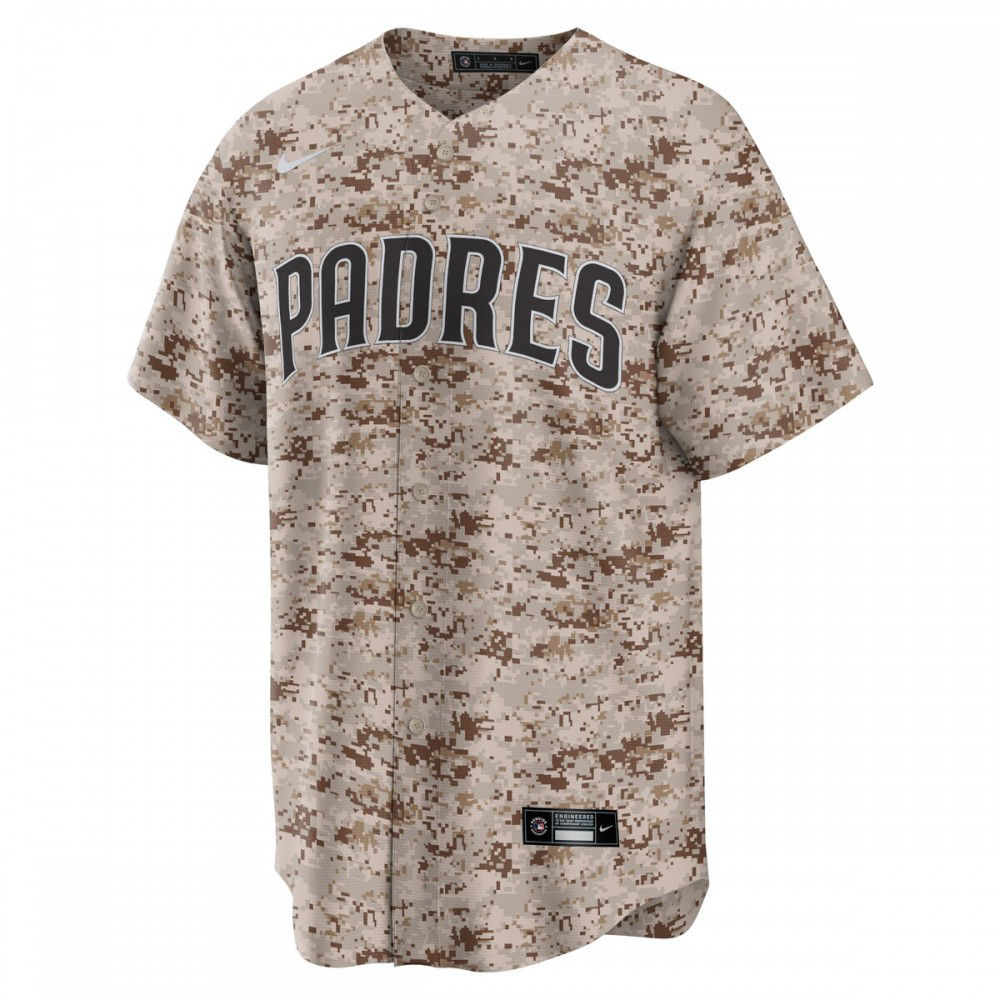 Juan Soto San Diego Padres USMC Alternate Replica Player Jersey - Camo-Pro Kit Vault | Brand New 26/27 Sports Jerseys